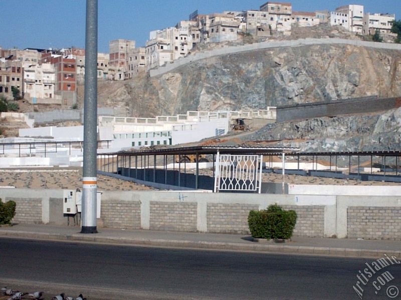 The cemetery that the first wife of the Prophet Muhammad (saaw), Khadiycah (ra), and many of His friends (sahaba) resting in it (Jannatu`l Mu`allaa) in Mecca city of Saudi Arabia.
