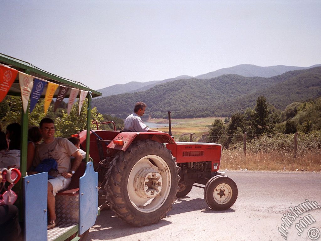 View of Termal-Gokcedere Village in Yalova city of Turkey.
